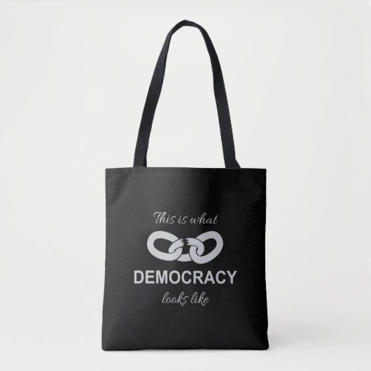 This is What Democracy Looks Like トートバッグ (正面)