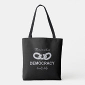 This is What Democracy Looks Like トートバッグ (裏面)