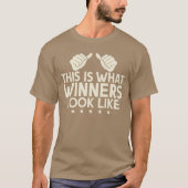 This is What Winners Look Like Winning Game Match  Tシャツ (正面)