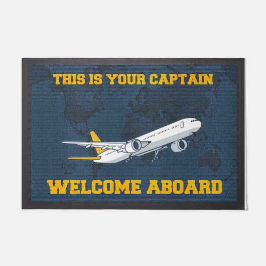 This Is Your Captain Welcome Abroad  ドアマット (正面)