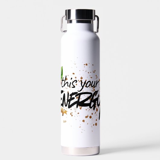 “This Is Your Energy Coffee Tumbler  ウォーターボトル (正面)