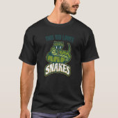 This Kid Loves Snakes Snake Quote Viper Graphic 1 Tシャツ (正面)