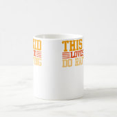 This Kid Loves To Do Rafting コーヒーマグカップ (中央)