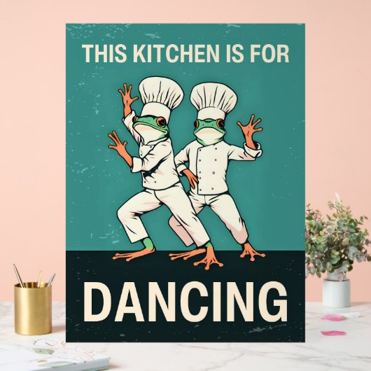 This Kitchen Is For Dancing  アクリルサイン (ウェディング)