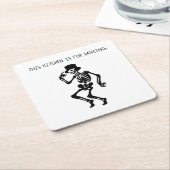 This Kitchen is for Dancing スクエアペーパーコースター (アングル)