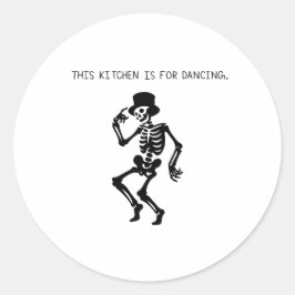 This Kitchen is for Dancing ラウンドシール