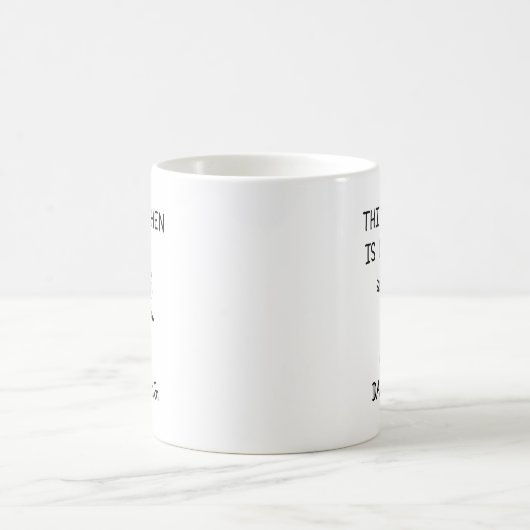 This Kitchen is for dancing snowman コーヒーマグカップ (中央)