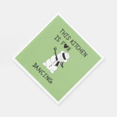 This Kitchen is for dancing snowman スタンダードランチョンナプキン (角)