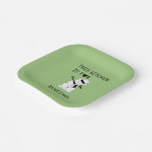 This Kitchen is for dancing snowman ペーパープレート (傾斜あり)