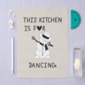 This Kitchen is for dancing snowman 薄葉紙 (クラフト)