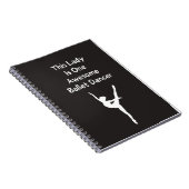 This Lady Is One: Lined Journal 素晴らし Notebook ノートブック (右側)