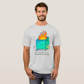This Little Light: ダンプスターファイアデザイン Tシャツ (正面フル)