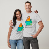 This Little Light: ダンプスターファイアデザイン Tシャツ (ユニセックス)