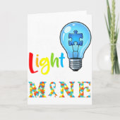 This Little Light Of Mine Autism Awareness Support カード (正面)