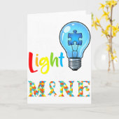 This Little Light Of Mine Autism Awareness Support カード (黄色い花)