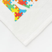 This Little Light Of Mine Autism Awareness Support フリースブランケット (角)