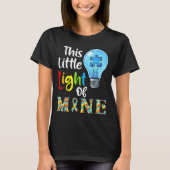 This Little Light Of Mine Autism Awareness Support Tシャツ (正面)