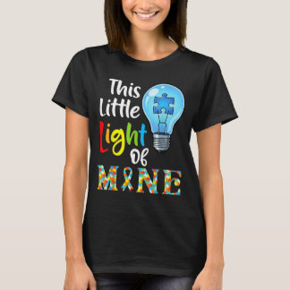 This Little Light Of Mine Autism Awareness Support Tシャツ