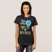 This Little Light Of Mine Autism Awareness Support Tシャツ (正面フル)