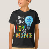 This Little Light Of Mine Autism Awareness Support Tシャツ (正面)