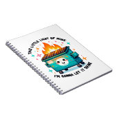 This Little Light Of Mine - Dumpster Fire ノートブック (右側)