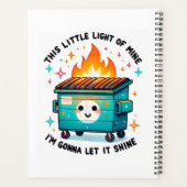 This Little Light Of Mine - Dumpster Fire プランナー手帳 (裏面)