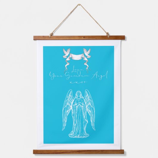 This 'Love Letter' design elevates the mind, body  吊り下げ型タペストリー (正面)