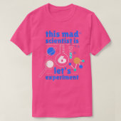 This Mad Scientist is 6 Birthday Sixth 6th Science Tシャツ (デザイン正面)