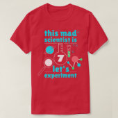 This Mad Scientist is 7 Birthday Seventh 7th Scien Tシャツ (デザイン正面)