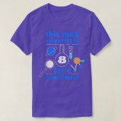 This Mad Scientist is 8 Birthday Eighth 8th Scienc Tシャツ (デザイン正面)