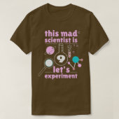This Mad Scientist is 9 Birthday Nineth 9th Scienc Tシャツ (デザイン正面)