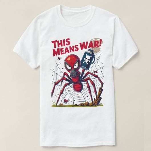 This Means War! – Spider’s Revenge Tシャツ (デザイン正面)