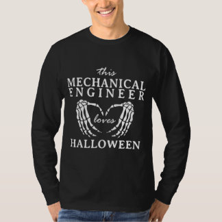 This Mechanical Engineer Loves Halloween Machine Tシャツ