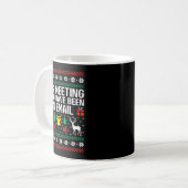 This Meeting Could Have Been An Email Ugly Sweater コーヒーマグカップ (正面左)