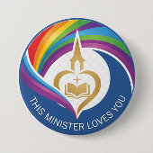 This Minister Loves You Button 缶バッジ (正面)