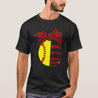 This Mom Loves Her Softball Girl Softball Mother' Tシャツ