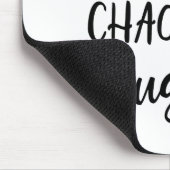 This Mom Runs On Coffee Chaos And Snuggles マウスパッド (コーナー)