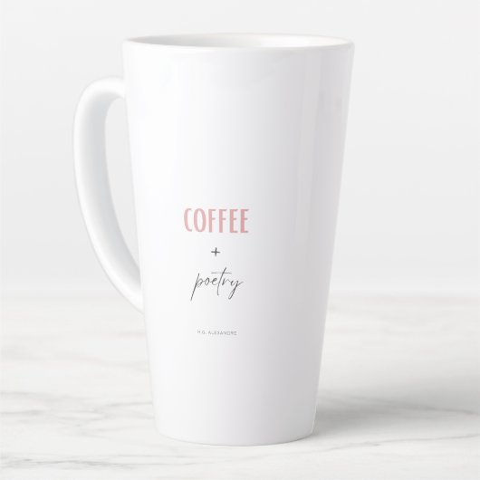 This Mug is a Kiss カフェラテマグ (左アングル)