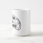 This mug is an advertisement for inner peace. モーフィングマグカップ (中央)