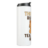 This Mug Runs on Tea and Eye Rolls – Funny British タンブラー (回転左)