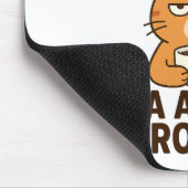 This Mug Runs on Tea and Eye Rolls – Funny British マウスパッド (コーナー)