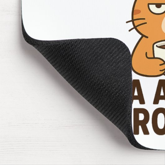 This Mug Runs on Tea and Eye Rolls – Funny British マウスパッド (コーナー)