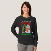 This My Christmas Pajama   Shih Tzu Scarf Santa Xm Tシャツ (正面フル)