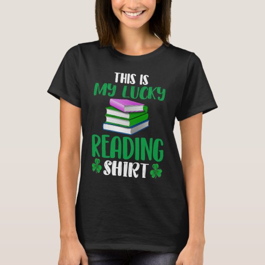 This My Lucky Reading  Cool  Reading Outfit Style Tシャツ (正面)