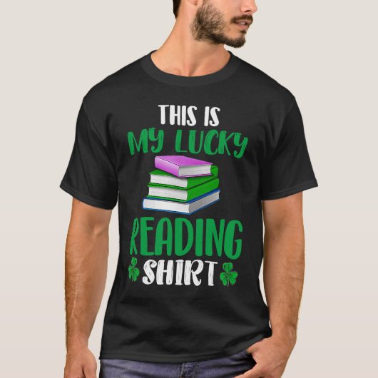 This My Lucky Reading  Cool  Reading Outfit Style Tシャツ (正面)