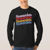 This November We Stand For Roevember Midterms 1 Tシャツ (正面)