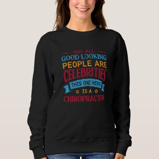 This One Here Is A Chiropractor  Chiropractic Humo スウェットシャツ (正面)