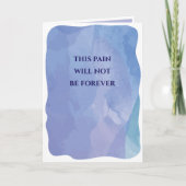 This pain will not be forever  カード (正面)