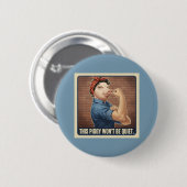 This Piggy Won't Be Quiet Button 缶バッジ (正面&裏面)