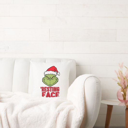 This Pillow's Face Says "Merry Christmas," But  クッション (ソファ)